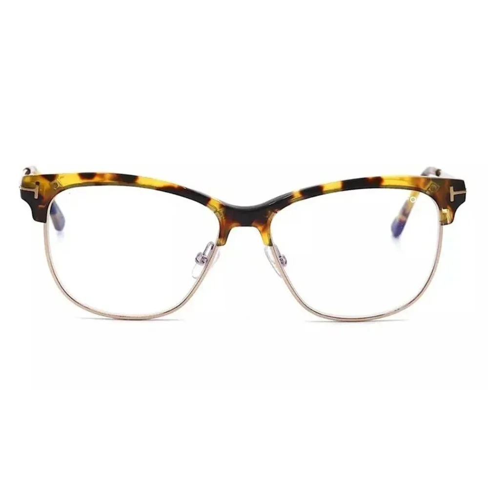 NEW TOM FORD EYEGLASSES HAVANA WOMEN CAT EYE EYEWEAR